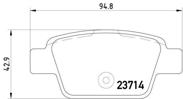 DON fékbetétkészlet, tárcsafék - PCP1213 - TothCarparts