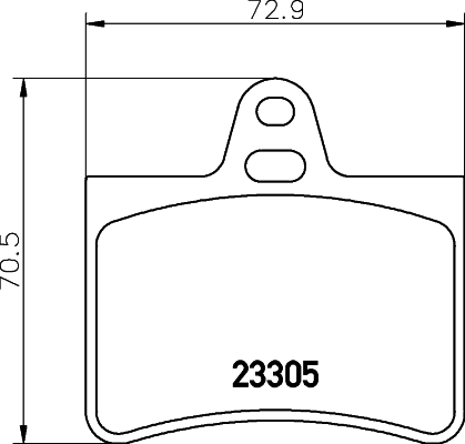 DON fékbetétkészlet, tárcsafék - PCP1318 - TothCarparts