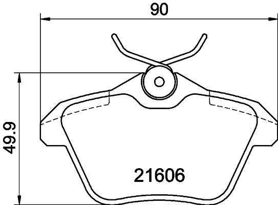 DON fékbetétkészlet, tárcsafék - PCP1498 - TothCarparts
