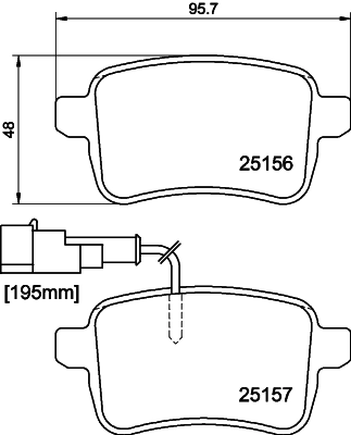 DON fékbetétkészlet, tárcsafék - PCP1518 - TothCarparts
