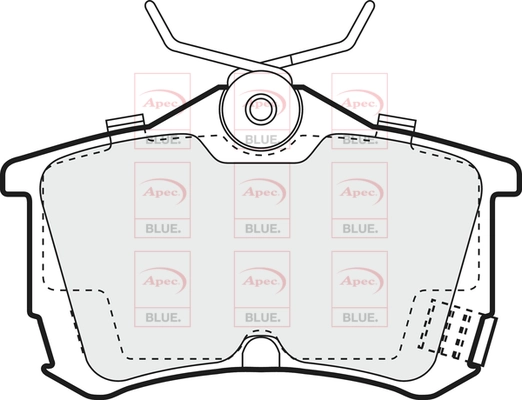 APEC fékbetétkészlet, tárcsafék - PD3041 - TothCarparts