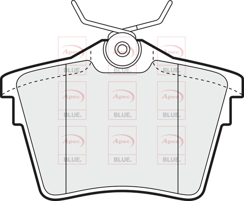 APEC fékbetétkészlet, tárcsafék - PD3122 - TothCarparts
