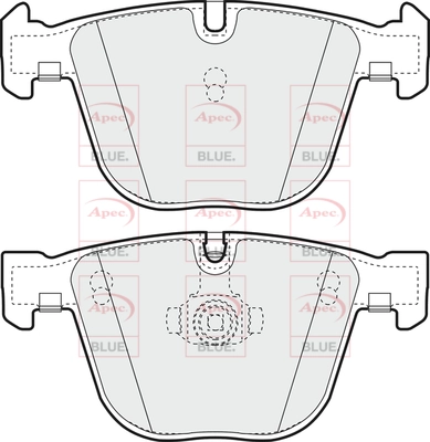 APEC fékbetétkészlet, tárcsafék - PD3185 - TothCarparts
