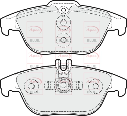 APEC fékbetétkészlet, tárcsafék - PD3236 - TothCarparts