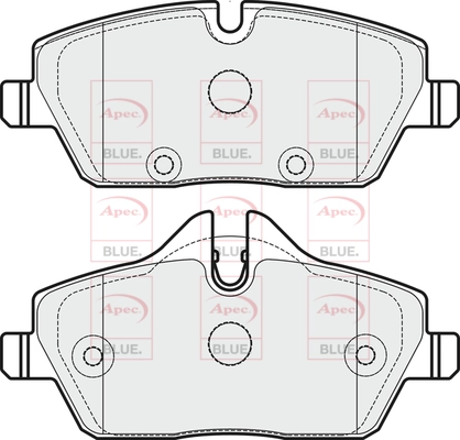 APEC fékbetétkészlet, tárcsafék - PD3266 - TothCarparts