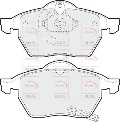 APEC fékbetétkészlet, tárcsafék - PD3305 - TothCarparts