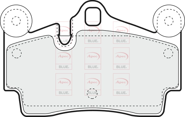 APEC fékbetétkészlet, tárcsafék - PD3332 - TothCarparts