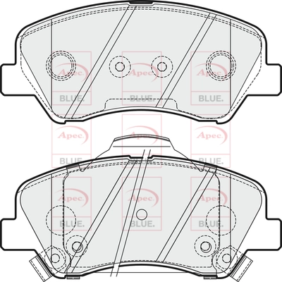 APEC fékbetétkészlet, tárcsafék - PD3361 - TothCarparts