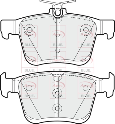 APEC fékbetétkészlet, tárcsafék - PD3366 - TothCarparts
