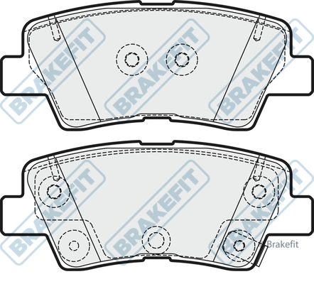 APEC fékbetétkészlet, tárcsafék - PD3374 - TothCarparts