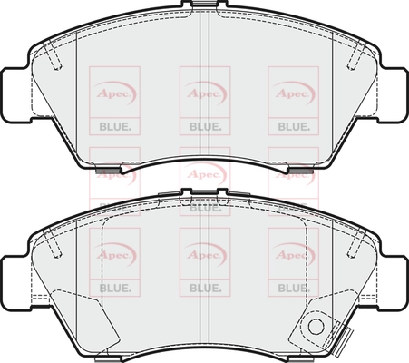 APEC fékbetétkészlet, tárcsafék - PD3456 - TothCarparts
