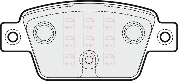 APEC fékbetétkészlet, tárcsafék - PD3557 - TothCarparts