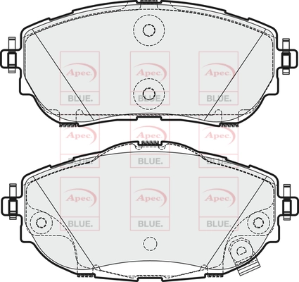 APEC fékbetétkészlet, tárcsafék - PD3745 - TothCarparts
