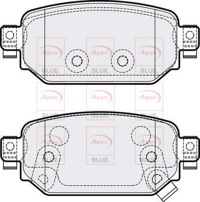 APEC fékbetétkészlet, tárcsafék - PD3852 - TothCarparts