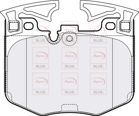 APEC fékbetétkészlet, tárcsafék - PD3854 - TothCarparts