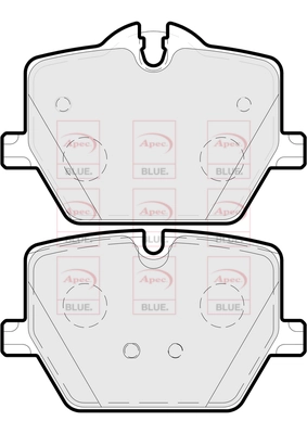 APEC fékbetétkészlet, tárcsafék - PD3931 - TothCarparts