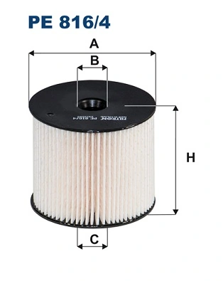 FILTRON Üzemanyagszűrő - PE 816/4 - TothCarparts