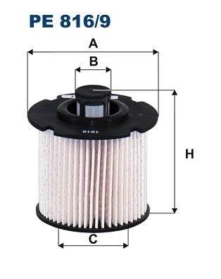 FILTRON Üzemanyagszűrő - PE 816/9 - TothCarparts