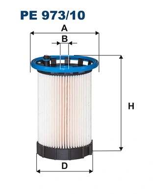 FILTRON Üzemanyagszűrő - PE 973/10 - TothCarparts