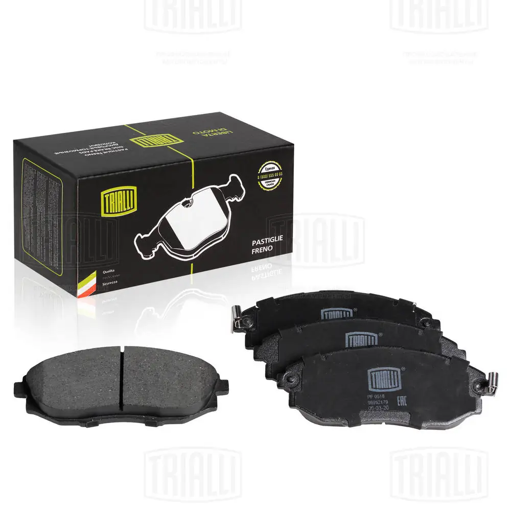 TRIALLI fékbetétkészlet, tárcsafék - PF 0518 - TothCarparts