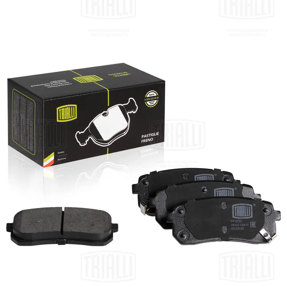 TRIALLI fékbetétkészlet, tárcsafék - PF 0702 - TothCarparts