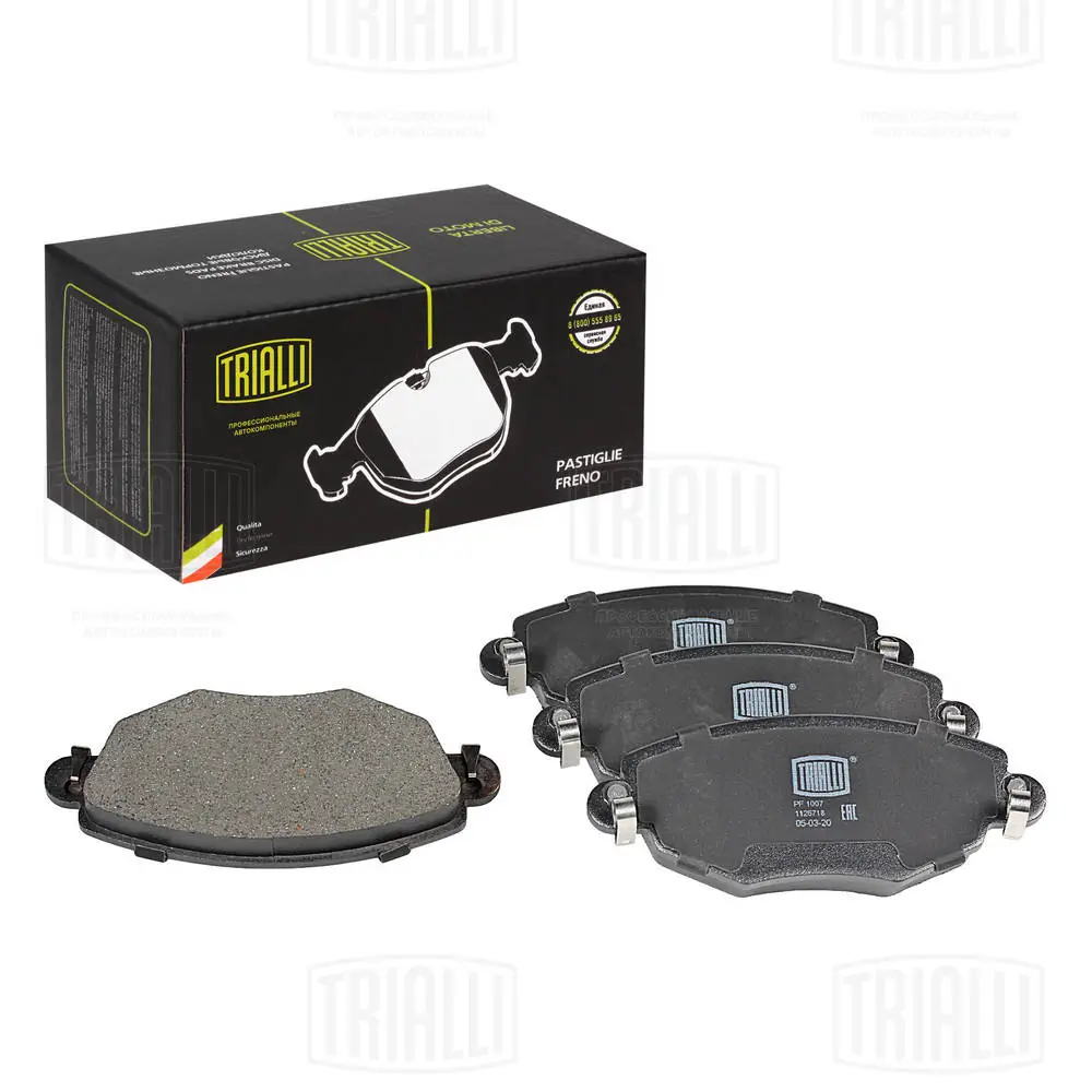 TRIALLI fékbetétkészlet, tárcsafék - PF 1007 - TothCarparts