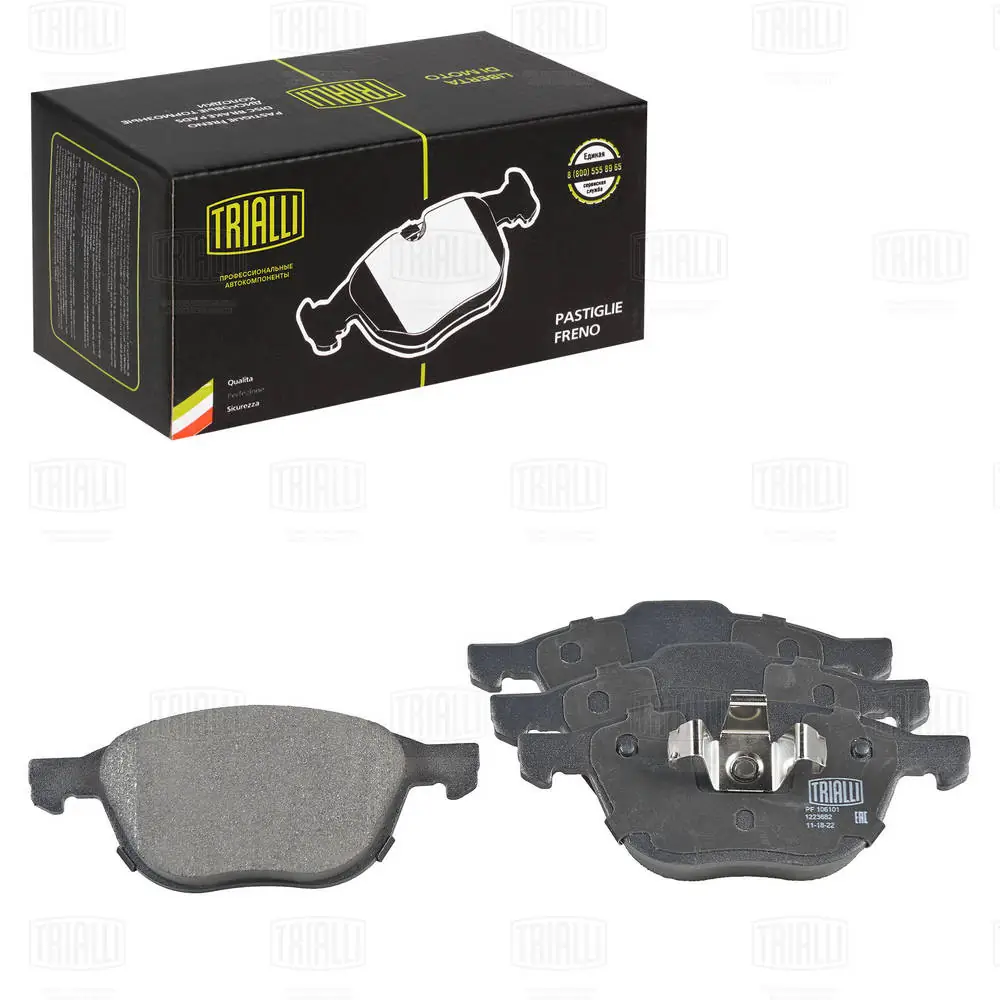 TRIALLI fékbetétkészlet, tárcsafék - PF 106101 - TothCarparts