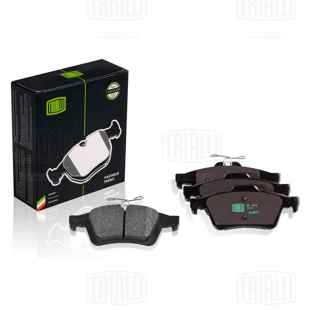 TRIALLI fékbetétkészlet, tárcsafék - PF 1072 - TothCarparts
