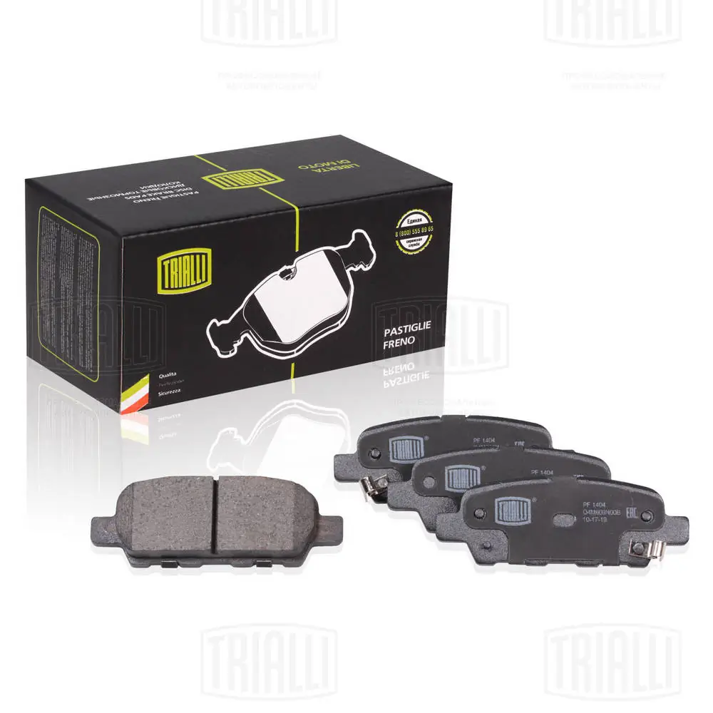 TRIALLI fékbetétkészlet, tárcsafék - PF 1404 - TothCarparts