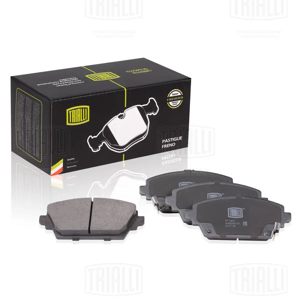 TRIALLI fékbetétkészlet, tárcsafék - PF 1410 - TothCarparts