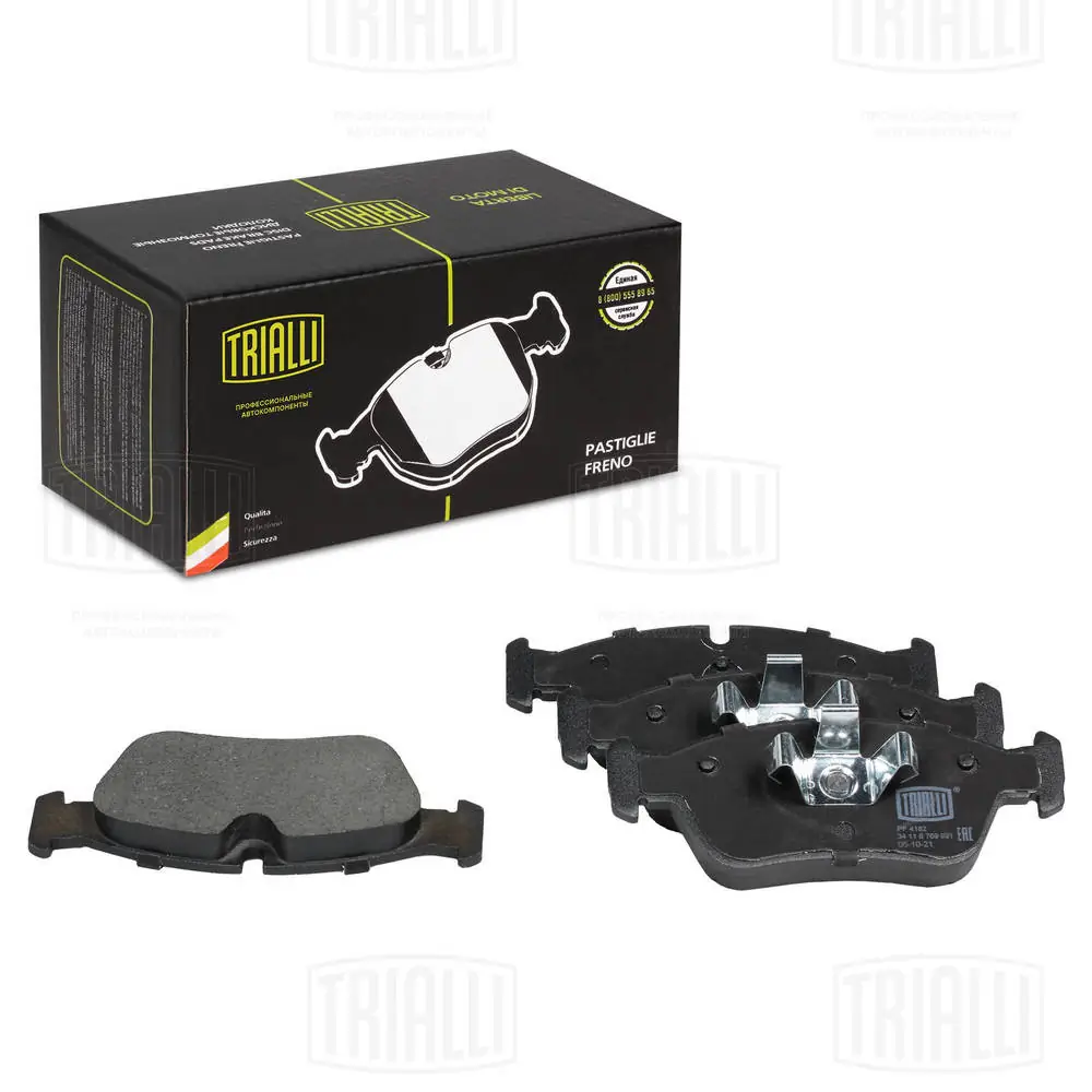 TRIALLI fékbetétkészlet, tárcsafék - PF 4182 - TothCarparts