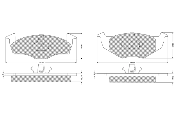 PROCODIS FRANCE fékbetétkészlet, tárcsafék - PF1086 - TothCarparts