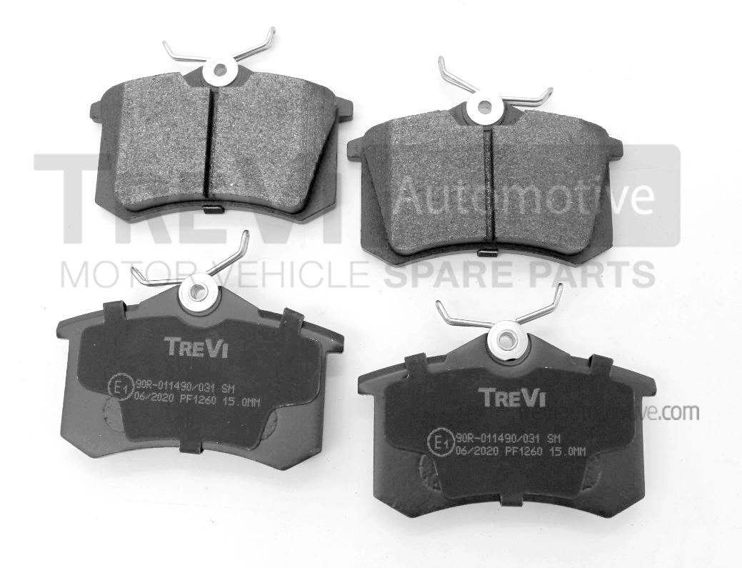 TREVI AUTOMOTIVE fékbetétkészlet, tárcsafék - PF1260 - TothCarparts