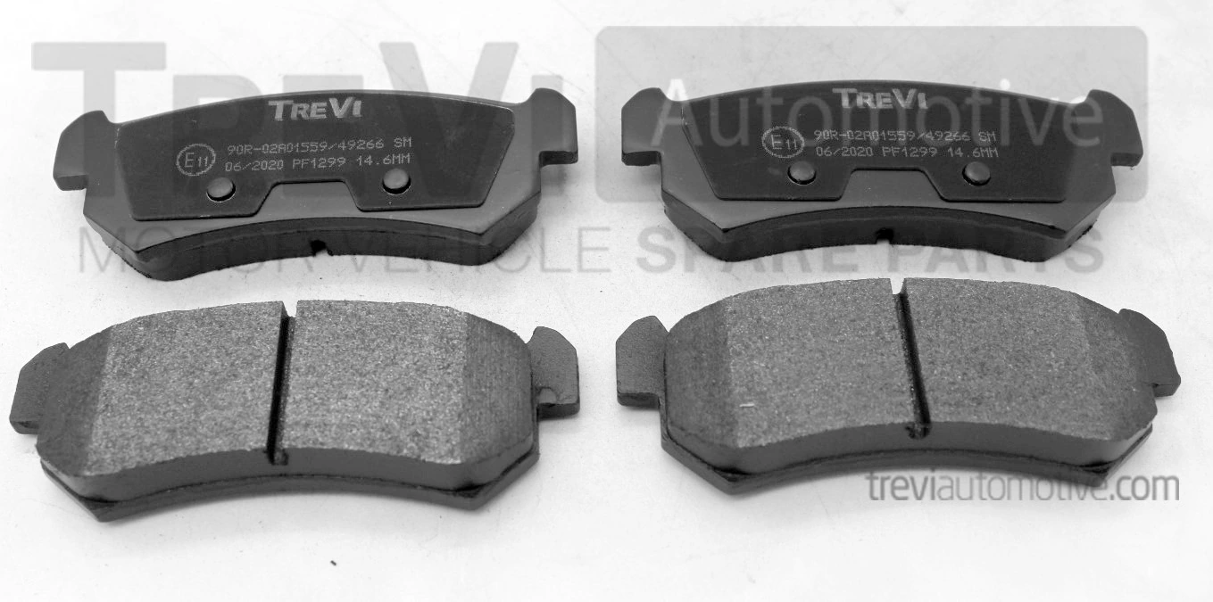 TREVI AUTOMOTIVE fékbetétkészlet, tárcsafék - PF1299 - TothCarparts