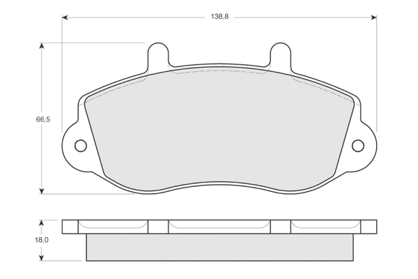PROCODIS FRANCE fékbetétkészlet, tárcsafék - PF1301 - TothCarparts