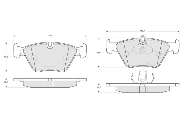 PROCODIS FRANCE fékbetétkészlet, tárcsafék - PF1318 - TothCarparts