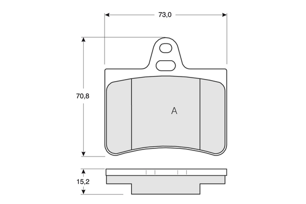 PROCODIS FRANCE fékbetétkészlet, tárcsafék - PF1333 - TothCarparts