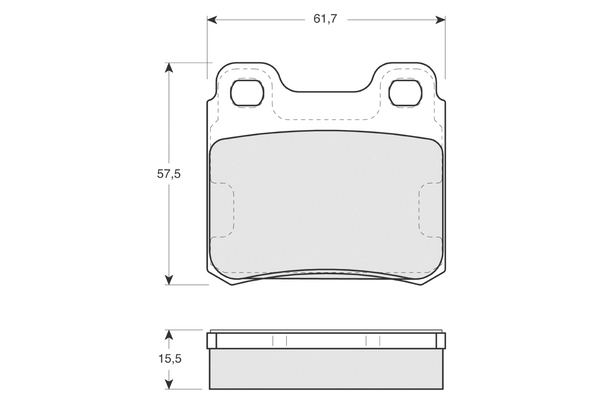 PROCODIS FRANCE fékbetétkészlet, tárcsafék - PF1349 - TothCarparts