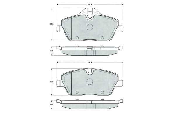PROCODIS FRANCE fékbetétkészlet, tárcsafék - PF1433 - TothCarparts