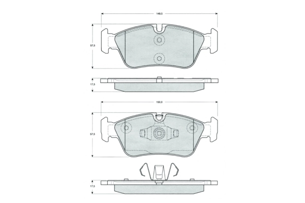 PROCODIS FRANCE fékbetétkészlet, tárcsafék - PF1435 - TothCarparts
