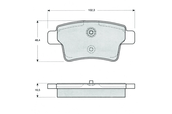 PROCODIS FRANCE fékbetétkészlet, tárcsafék - PF1482 - TothCarparts