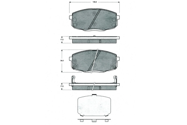 PROCODIS FRANCE fékbetétkészlet, tárcsafék - PF1499 - TothCarparts