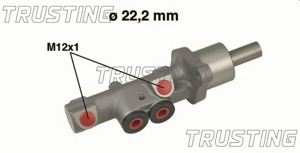 TRUSTING főfékhenger - PF647 - TothCarparts