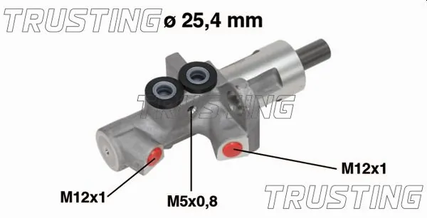 TRUSTING főfékhenger - PF826 - TothCarparts