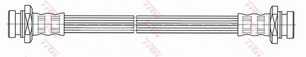 TRW fékcső - PHA545 - TothCarparts