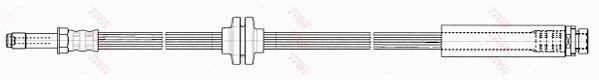 TRW fékcső - PHB503 - TothCarparts