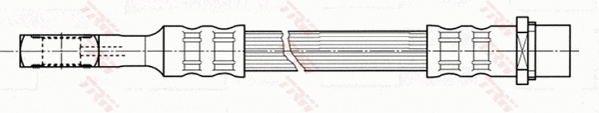TRW fékcső - PHD471 - TothCarparts