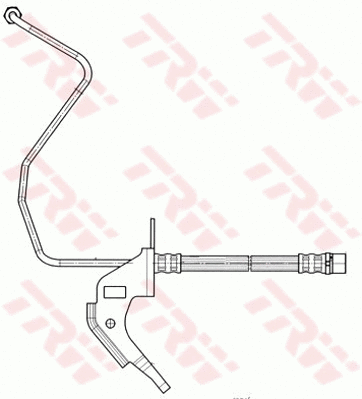 TRW fékcső - PHD563 - TothCarparts