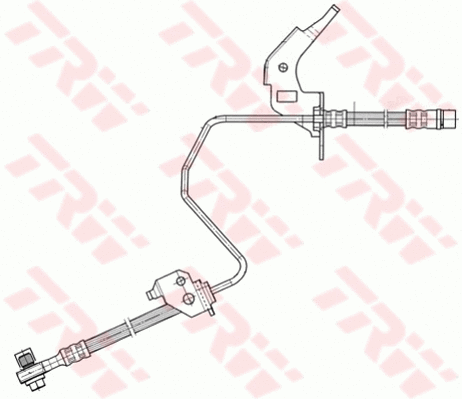 TRW fékcső - PHD567 - TothCarparts