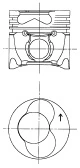 IPSA dugattyú - PI003000 - TothCarparts